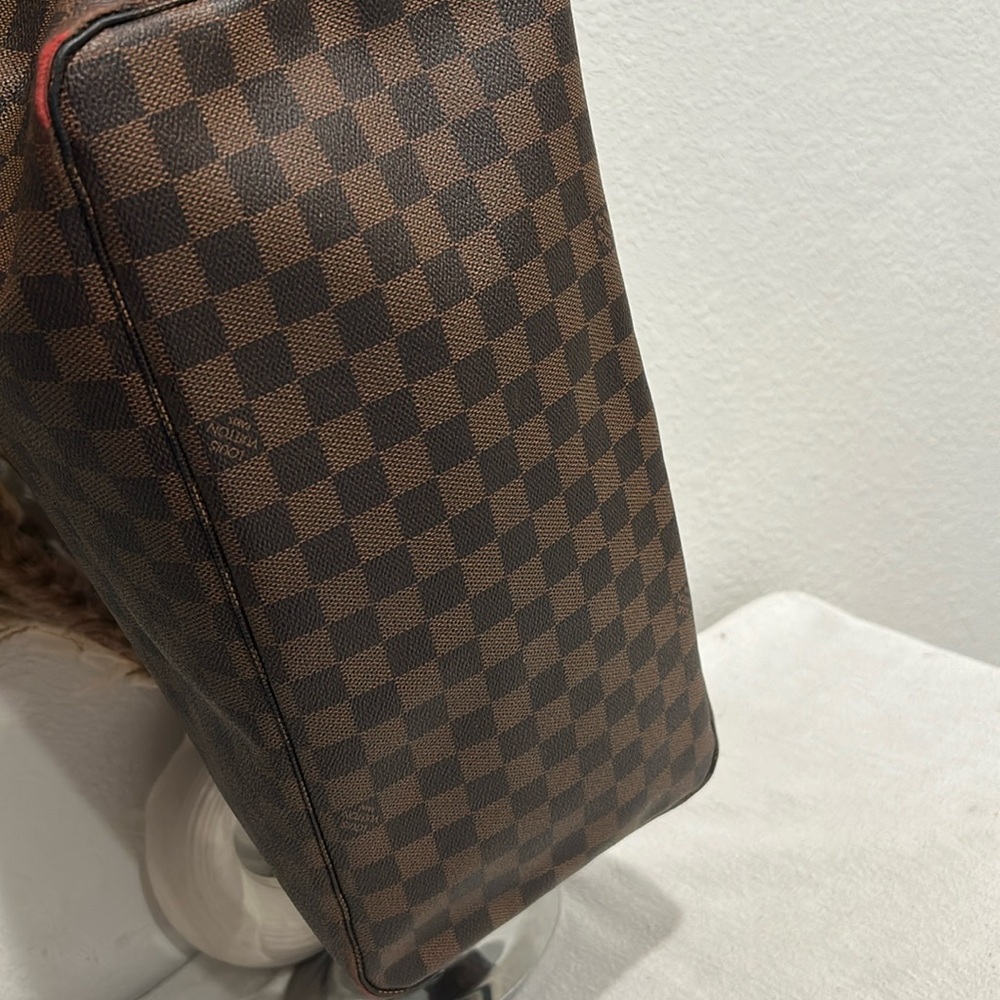 Louis Vuitton Neverful MM N51106 tote Bag GI0142 Ebenu+ COA - Picture 10 of 17